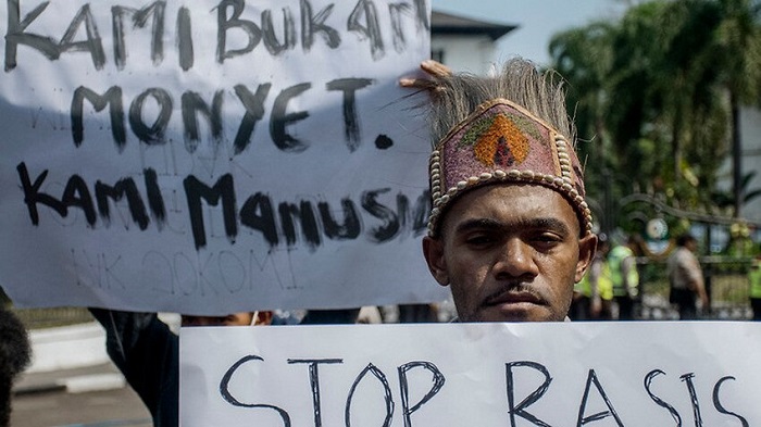 'We are not moneys. We are humans' / Novrian Arbi/ANTARA FOTO